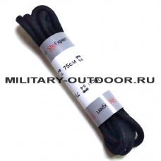 Шнурки SHOExpert SE1075-18/75cm Black